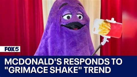 mcdonald's responds to grimace shake